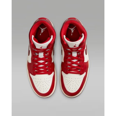 Женские кроссовки Air Jordan 1 Mid SE Red/White HJ9337-106_image_3