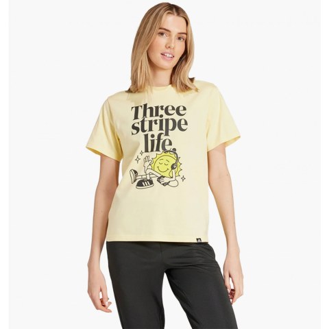 Женская футболка Adidas Positivity Graphic Yellow IX6454_image_1