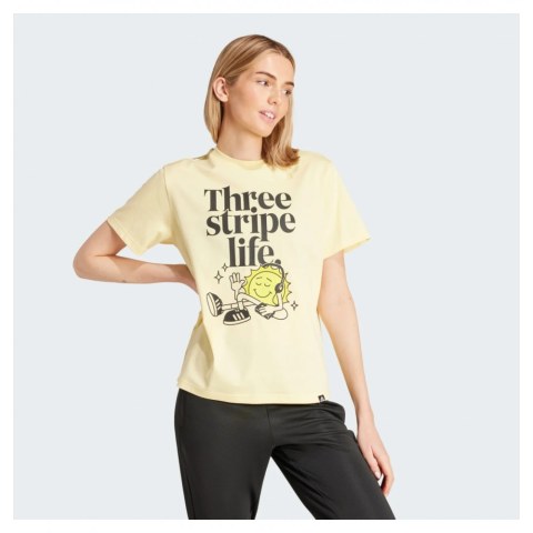 Женская футболка Adidas Positivity Graphic Yellow IX6454_image_3