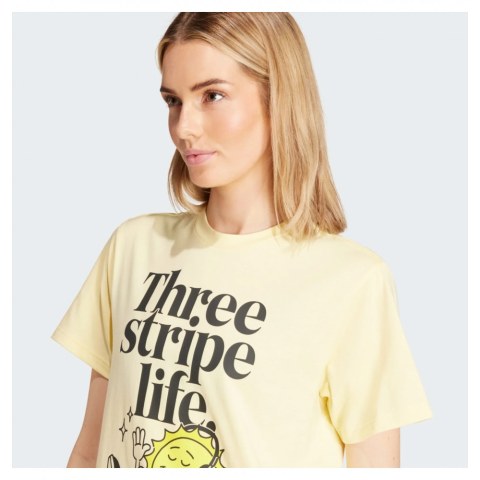 Женская футболка Adidas Positivity Graphic Yellow IX6454_image_5