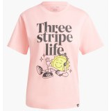 Женская футболка Adidas Playera Positivity Estampada Peach IX6456_image_5