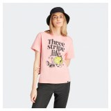 Женская футболка Adidas Playera Positivity Estampada Peach IX6456_image_4
