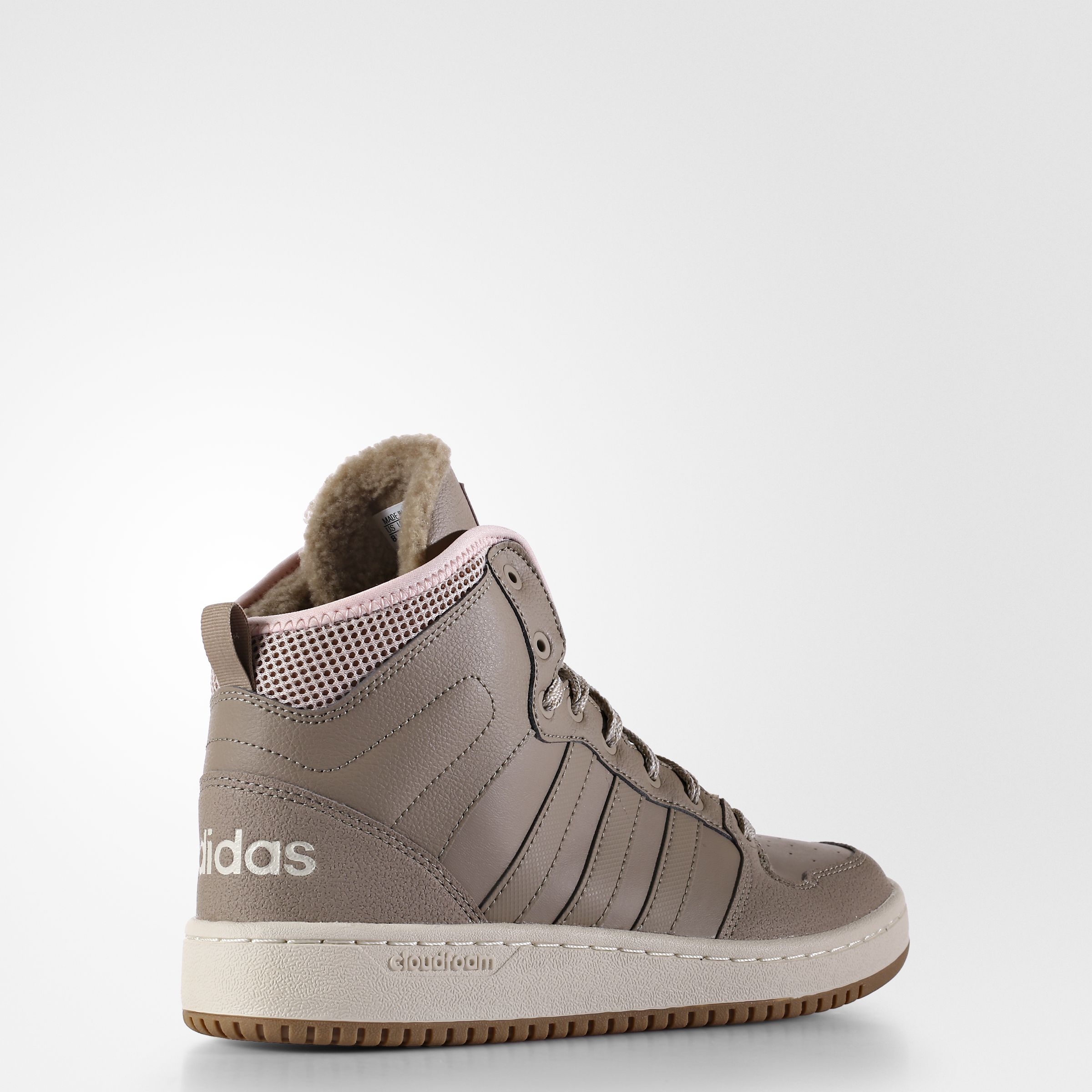 Женские высокие кроссовки Adidas Neo Cloudfoam Hoops Winter Mid AC7834_image_2