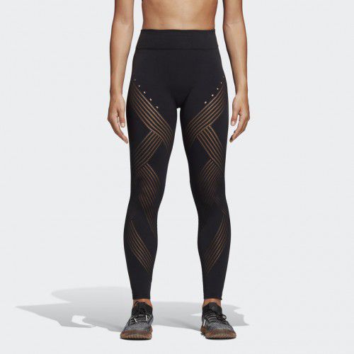 Укороченные леггинсы Adidas Warpknit High Rise DU0577_image_1