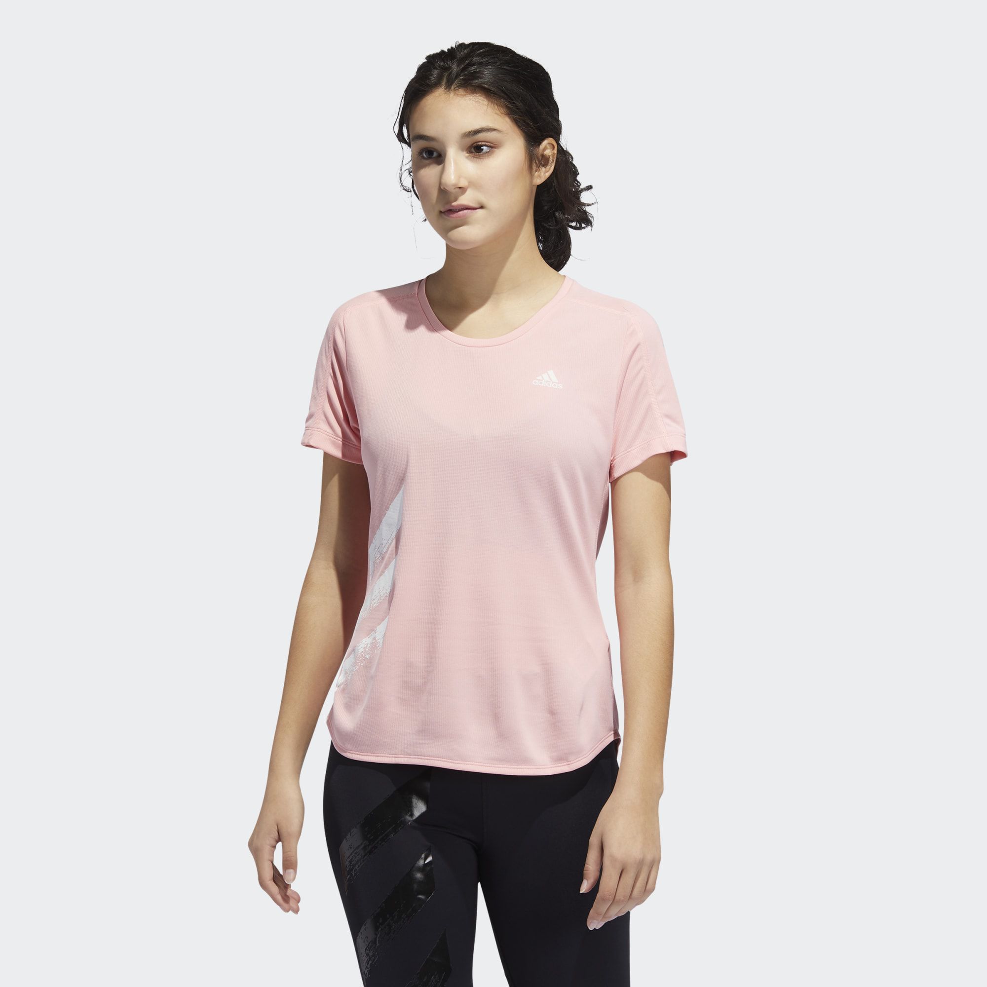 Жіноча футболка Adidas Run It 3 Stripes Fast FR8383_image_1
