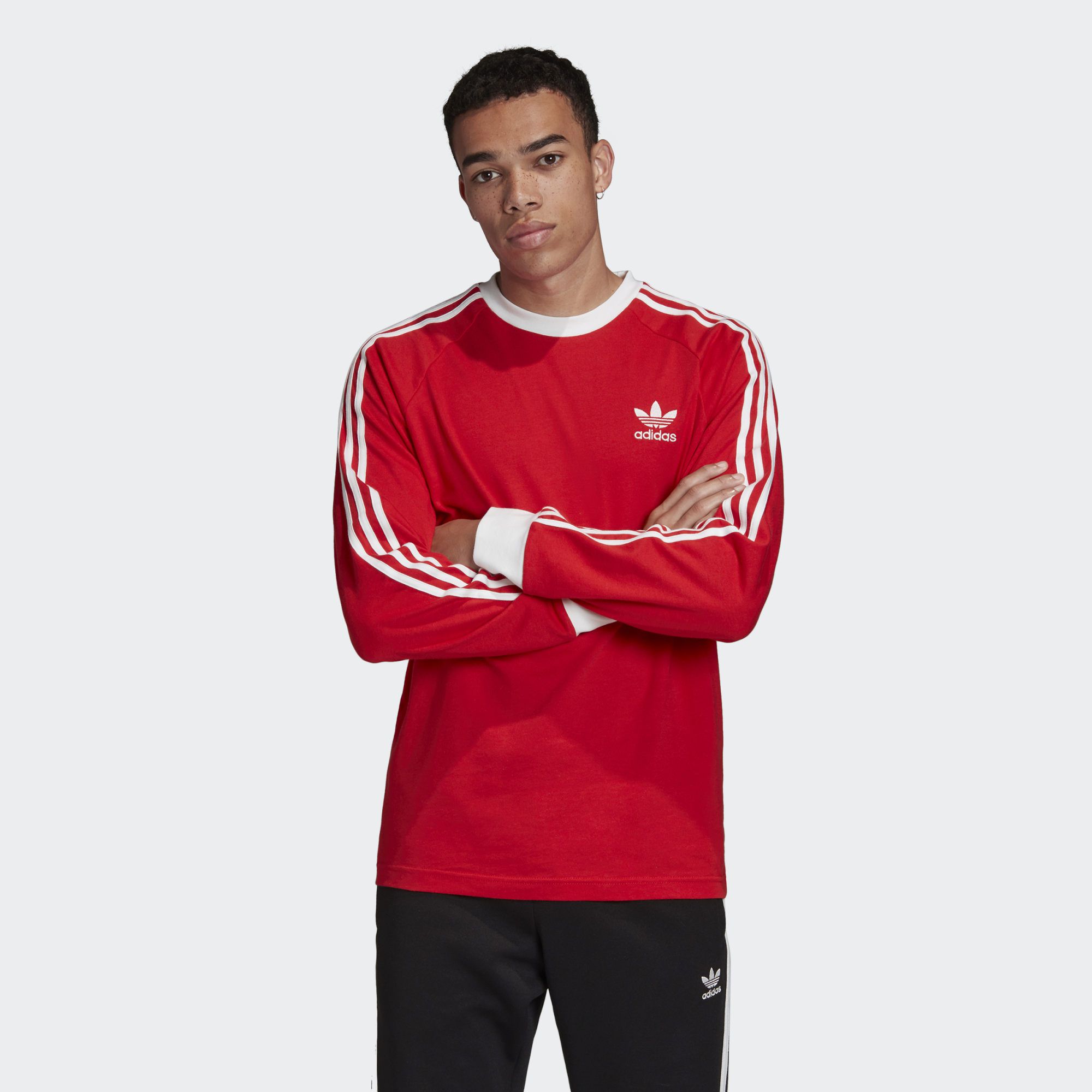 Мужская футболка с длиными рукавами Adidas 3 Stripes FM3776_image_1