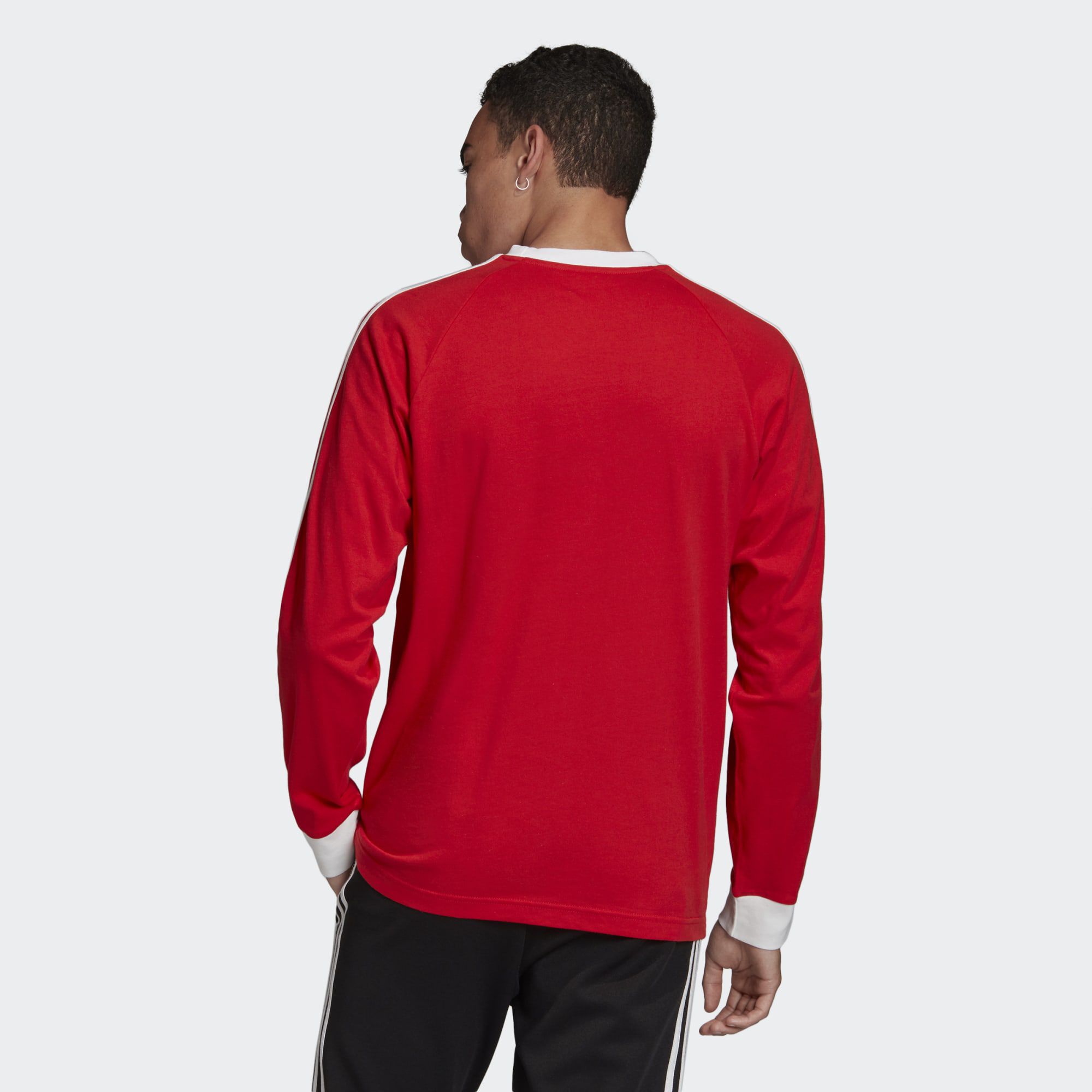 Мужская футболка с длиными рукавами Adidas 3 Stripes FM3776_image_4