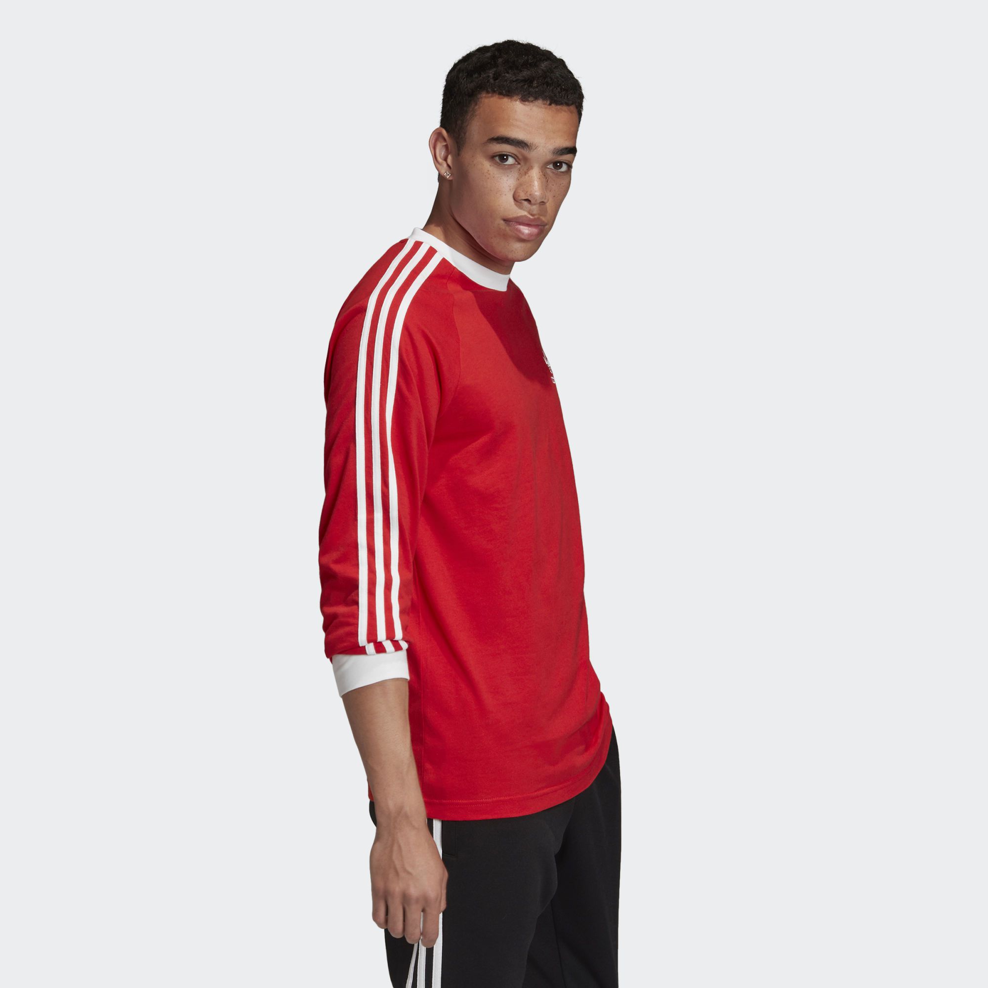 Мужская футболка с длиными рукавами Adidas 3 Stripes FM3776_image_3