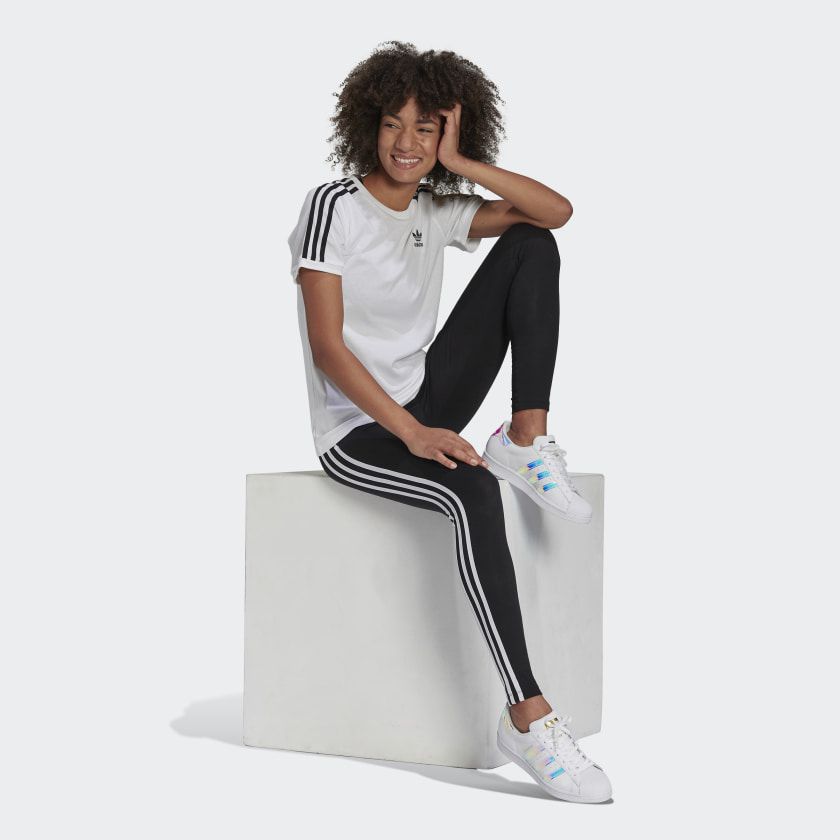  Леггинсы Adidas Adicolor Classics 3-Stripes Originals H09426_image_4