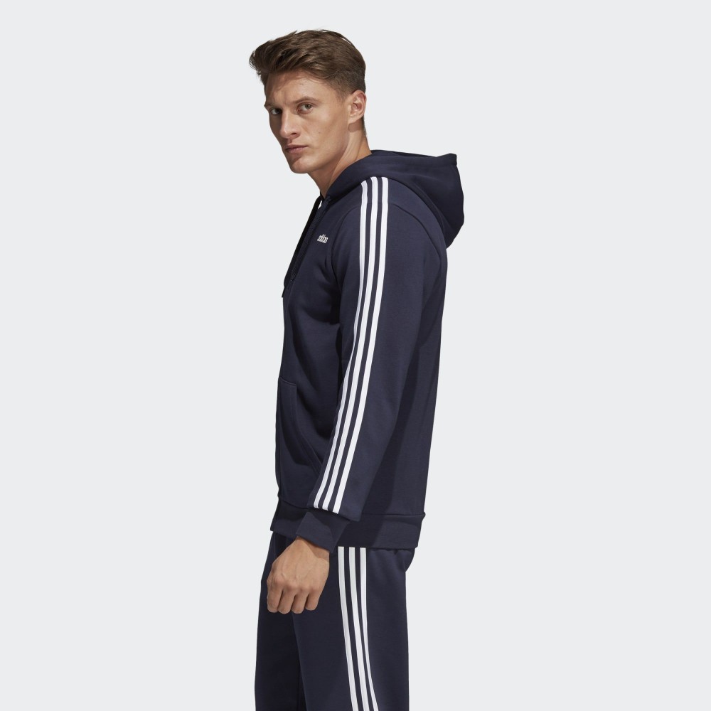 Флисовая толстовка Adidas Essentials 3 - Stripes DU0475_image_3