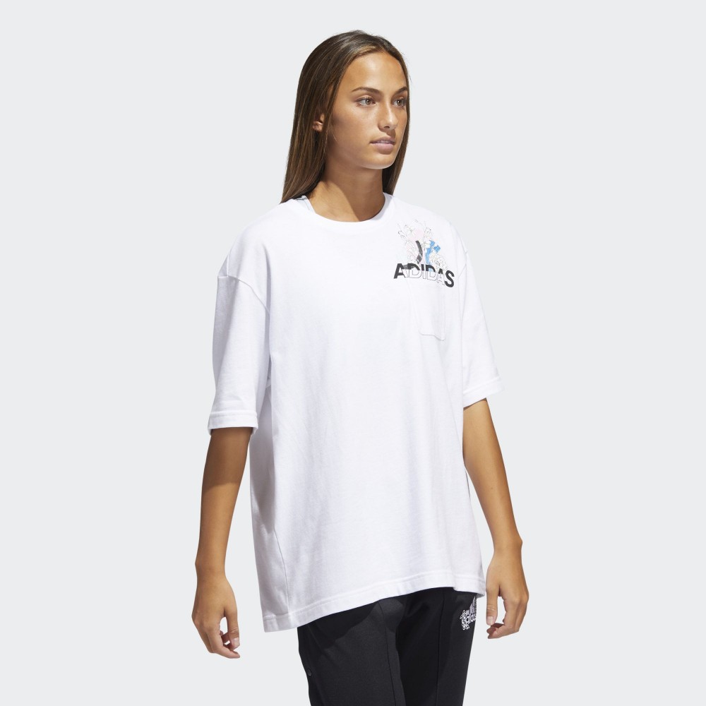 Футболка adidas Graphic (Plus Size) GJ6544_image_4