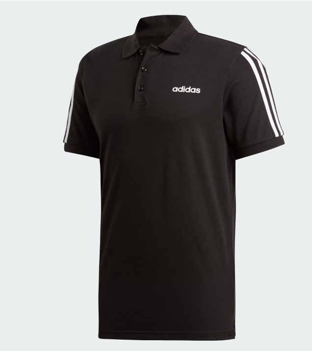 Поло чоловіче Adidas 3-Stripes Black EJ0927_image_1