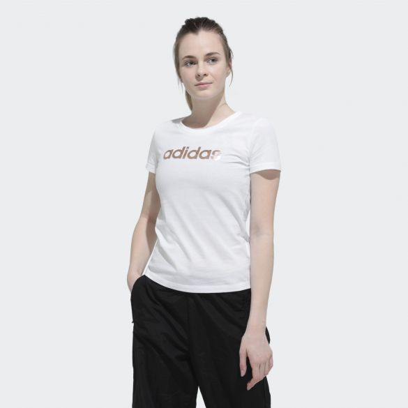 Женская футболка Adidas Foil Linear Logo EC4745_image_1
