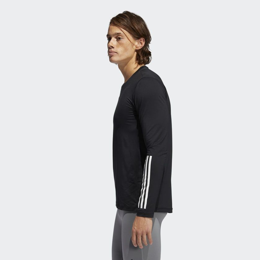  Лонгслив для фитнесу Techfit 3-Stripes Performance GL0459_image_3