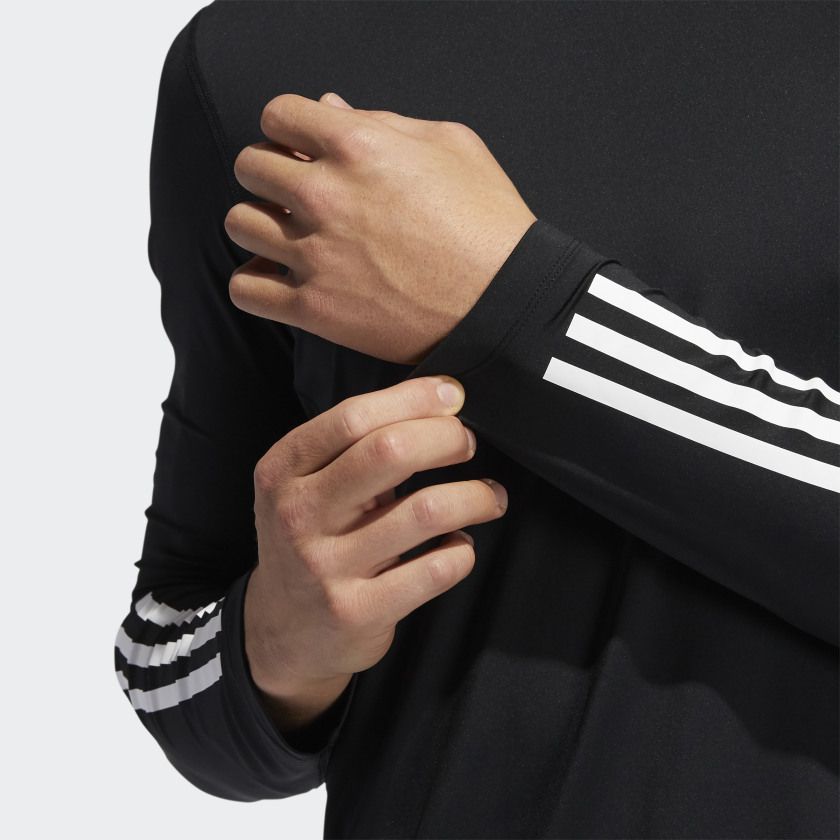  Лонгслив для фитнесу Techfit 3-Stripes Performance GL0459_image_4
