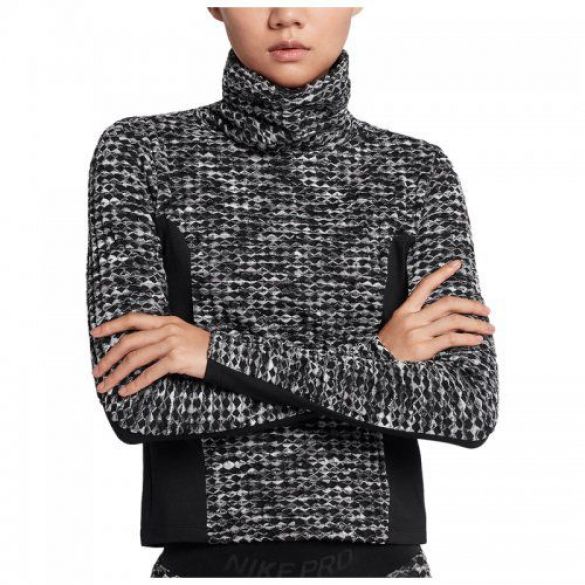 Женская толстовка Nike W Np Hprwm Top Ls Brushed 933296-010_image_1