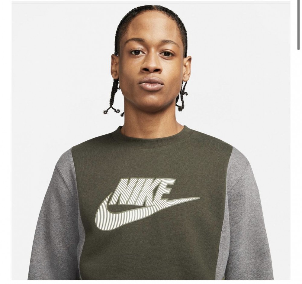 Толстовка Nike M Nsw Hybrid Flc Crew Bb DJ5075-355_image_4