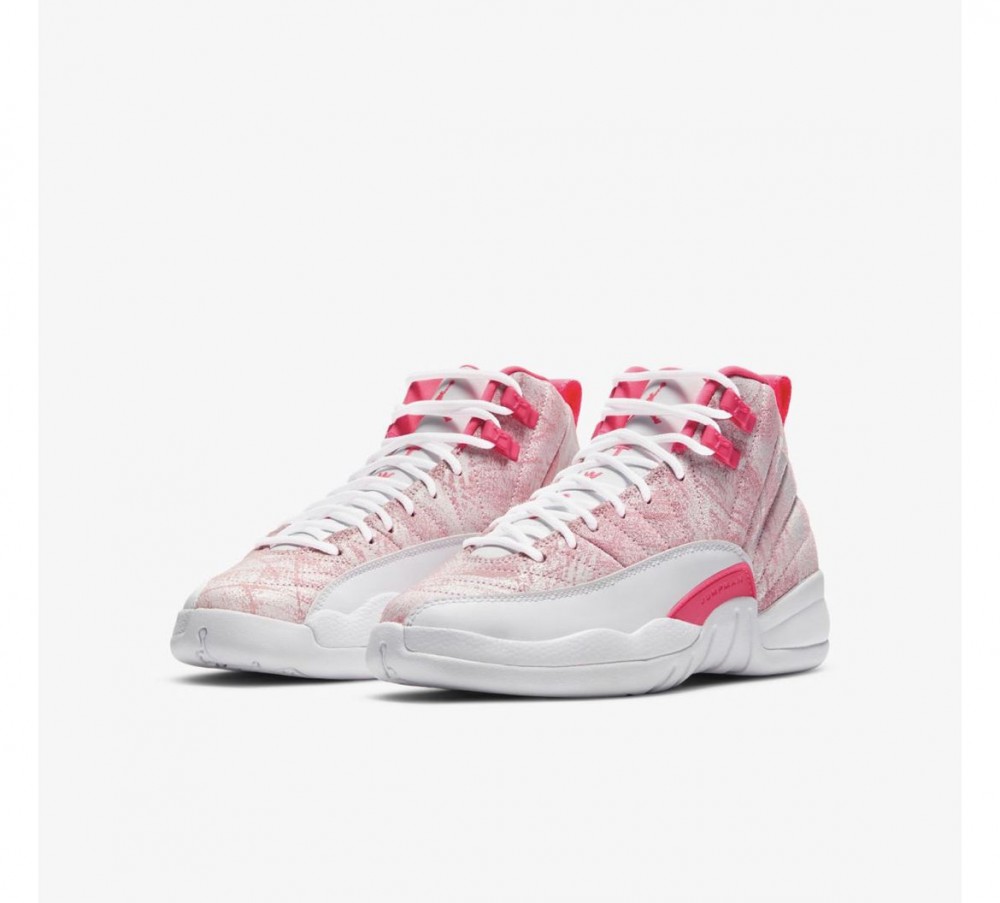 Кроссовки Air Jordan 12 Retro (Gs) Pink 510815-101_image_6