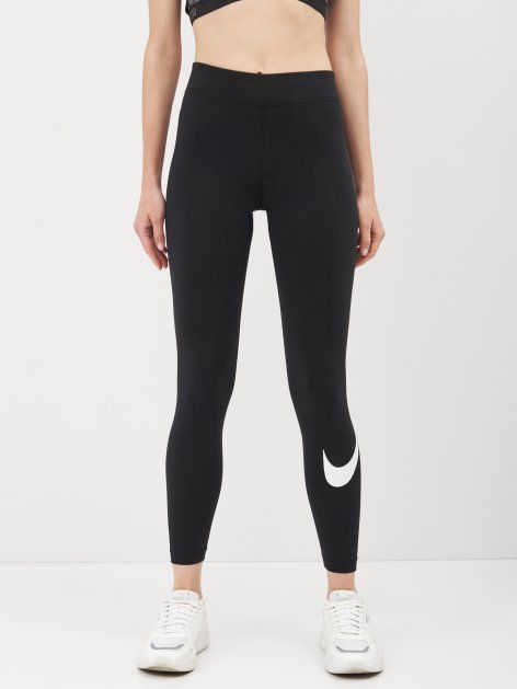 Спортивные леггинсы Nike W Nsw Essntl Gx Mr Lggng Swsh CZ8530-010_image_1