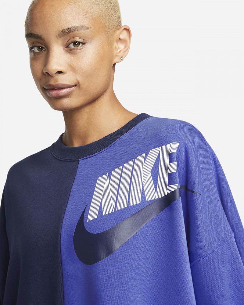  ТОЛСТОВКА NIKE W NSW FT FLC OOS CREW DNC DV0328-410_image_2
