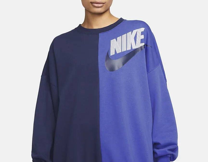  ТОЛСТОВКА NIKE W NSW FT FLC OOS CREW DNC DV0328-410_image_3