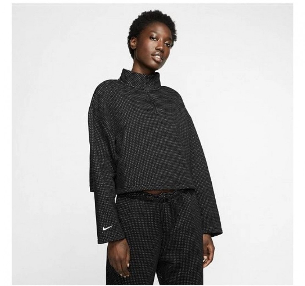 Толстовка NIKE W NSW TCH FLC ENG QZ TOP CT0882-010_image_1