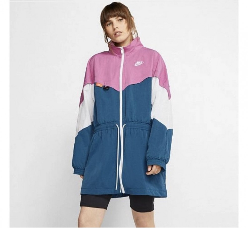 Толстовка Nike W Nsw Icn Clsh Track Jkt Wvn CJ2046-691_image_1