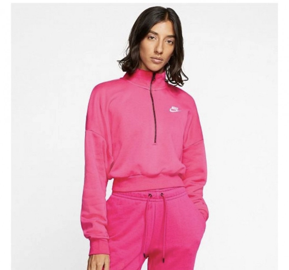 Толстовка Nike W Nsw Essntl Flc Crop Hz CJ2156-674_image_1