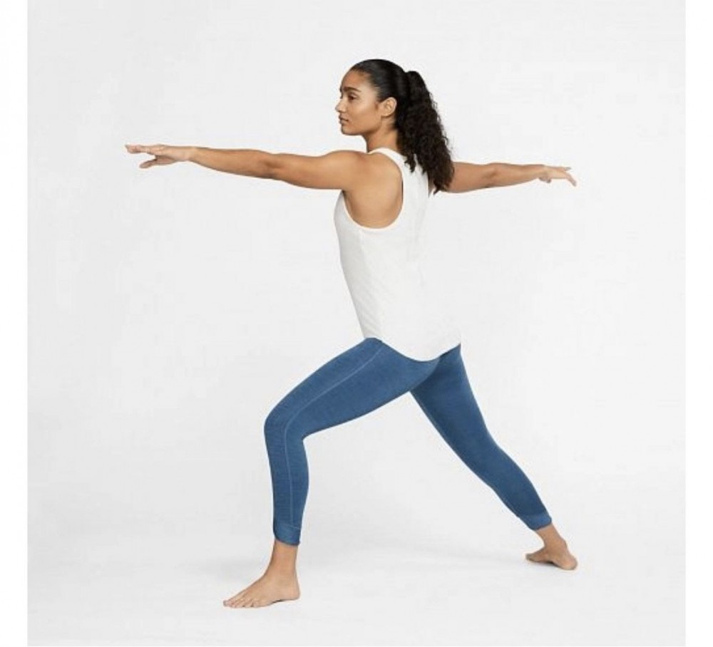 Женская Майка Nike W Nk Yoga Luxe Rib Tank CJ3810-121_image_4