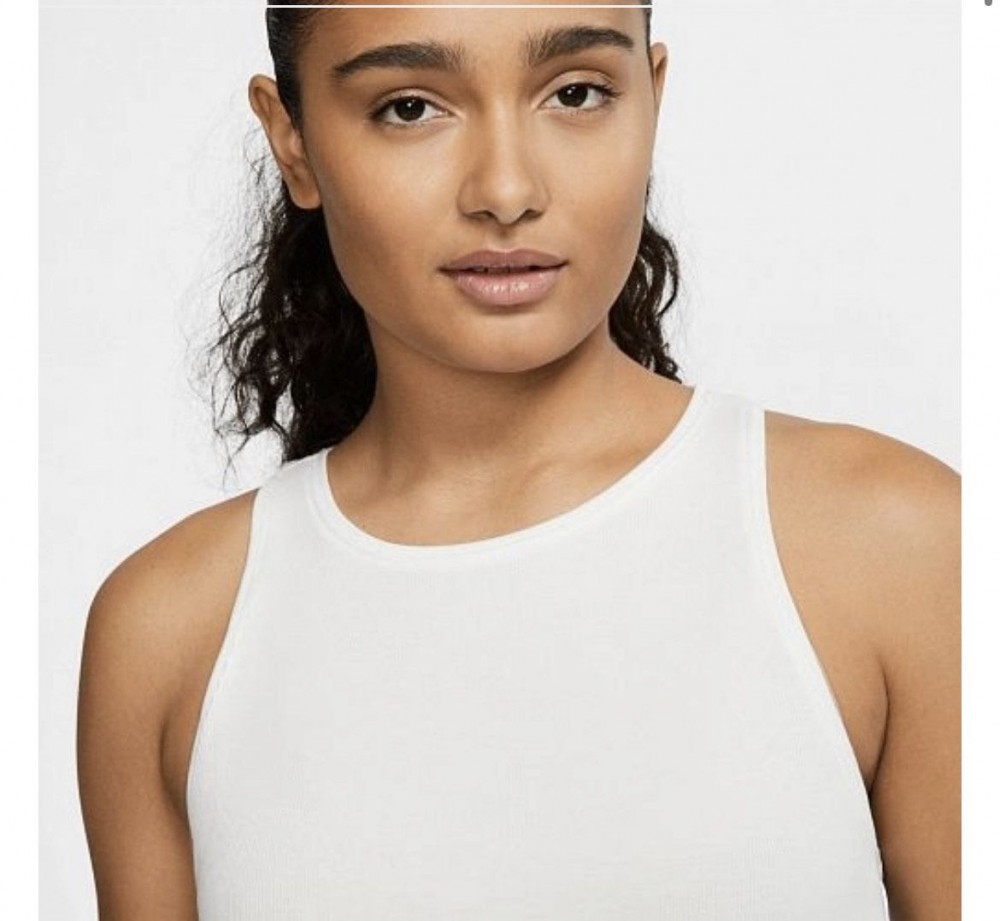 Женская Майка Nike W Nk Yoga Luxe Rib Tank CJ3810-121_image_3