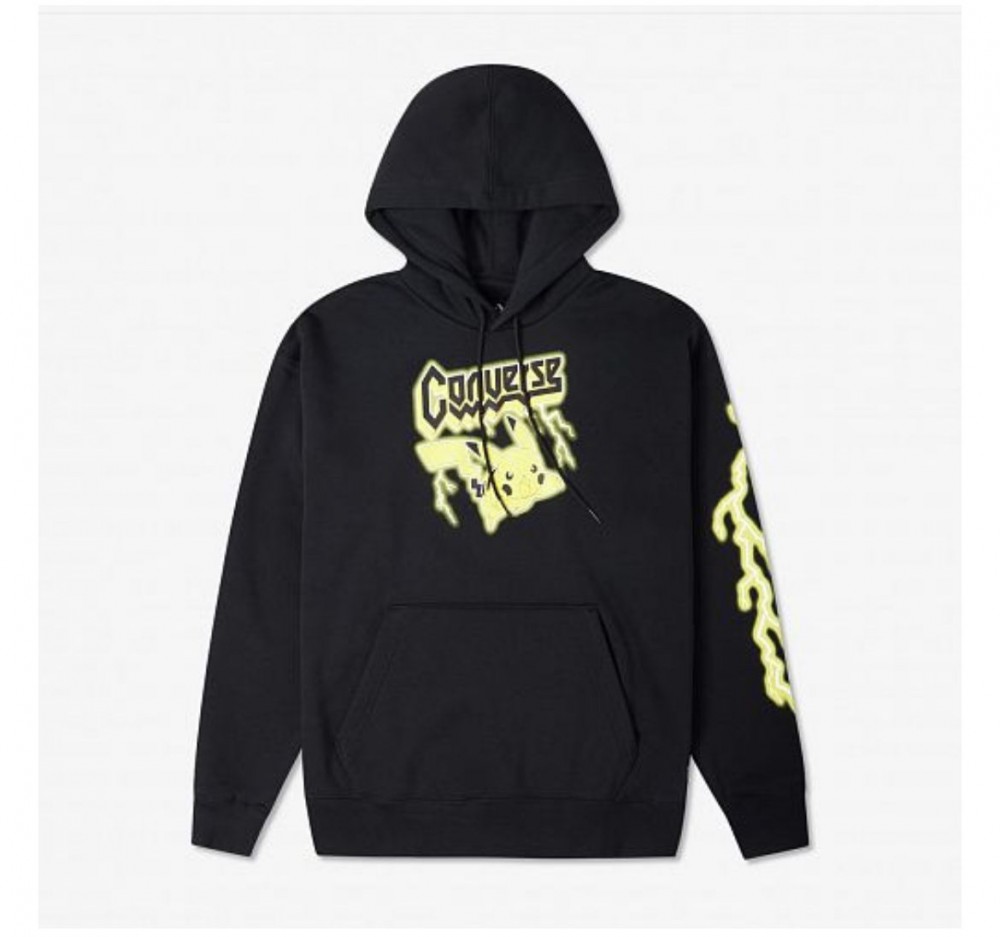 ТОЛСТОВКА CONVERSE POKEMON PO HOODIE BLACK 10023901-001_image_1