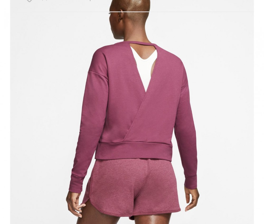 ФУТБОЛКА NIKE W NK YOGA WRAP COVERUP CJ4219-671_image_2
