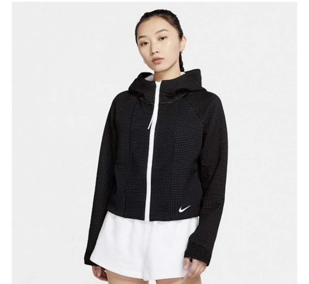 Толстовка Nike W Nsw Tech Flc Eng Aoj Fz Hd CZ1380-010_image_1