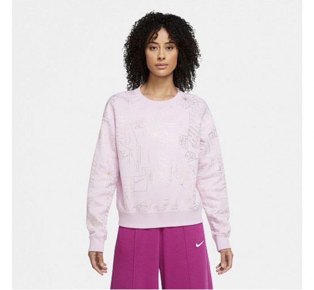 Толстовка Nike W Nsw Icn Clsh Flc Aop Top CZ1868-676_image_1