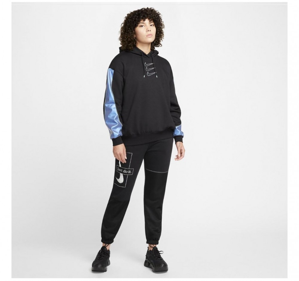 Толстовка Nike W Nsw Flc Gx Hoodie Opal DD5133-010_image_3