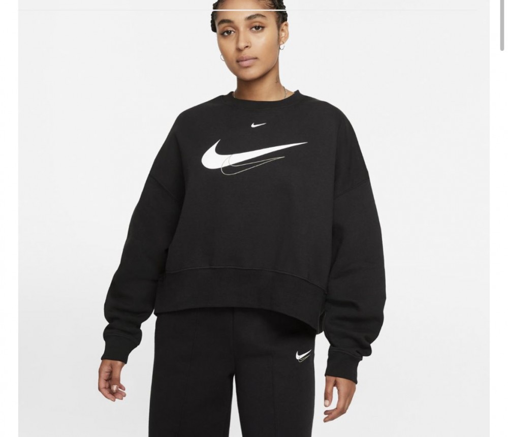 Толстовка Nike W Nsw Trend Crew Flc Swoosh DQ4506-010_image_1