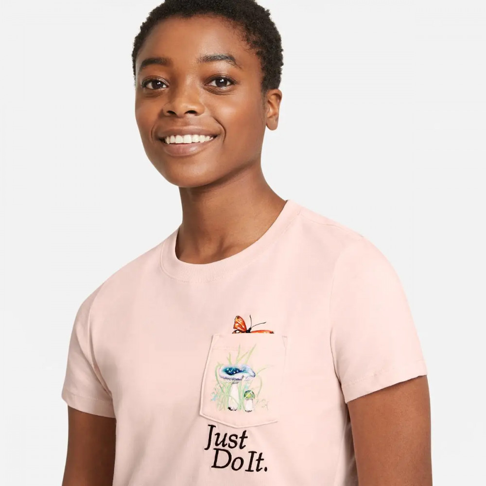 Футболка жіноча Nike W Nsw Tee Reg Ss Pkt Nature DD1462-805_image_4