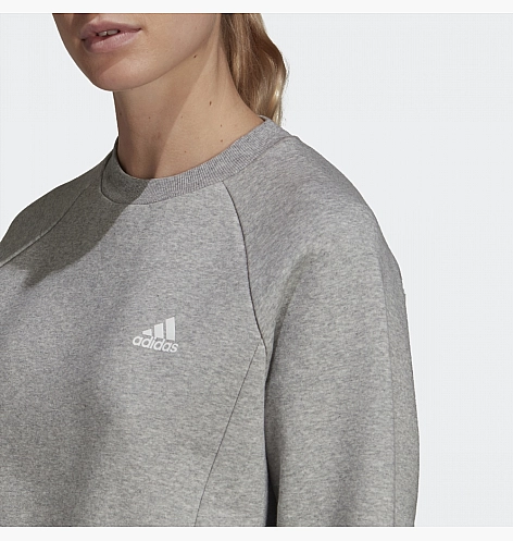 СВИТШОТ ADIDAS ESSENTIALS STUDIO SWEATSHIRT GREY HD6753_image_5