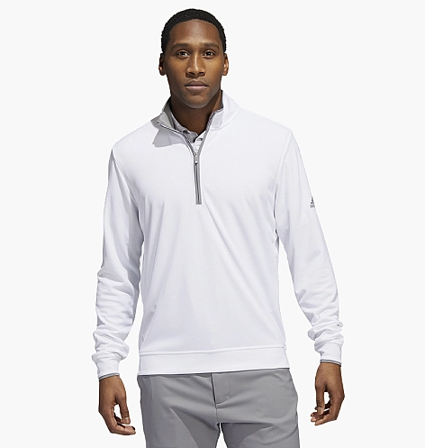 Лонгслив Adidas Quarter-Zip Pullover White Hg8838_image_1