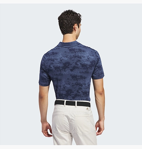 Поло Adidas Go-To Printed Mesh Polo Shirt Blue IU4428_image_2