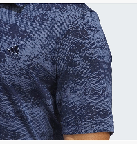 Поло Adidas Go-To Printed Mesh Polo Shirt Blue IU4428_image_5