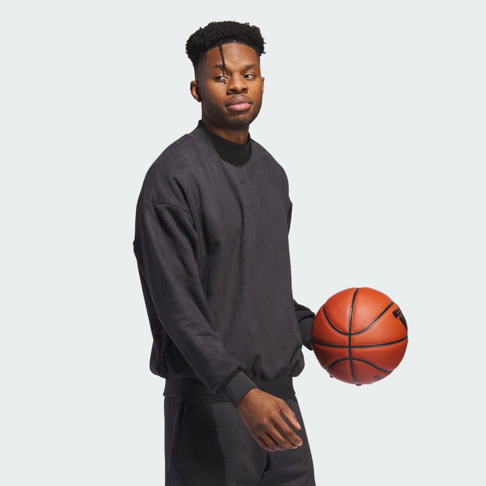 Свитшот Adidas Basketball Sueded Crew Sweatshirt IN7696_image_1