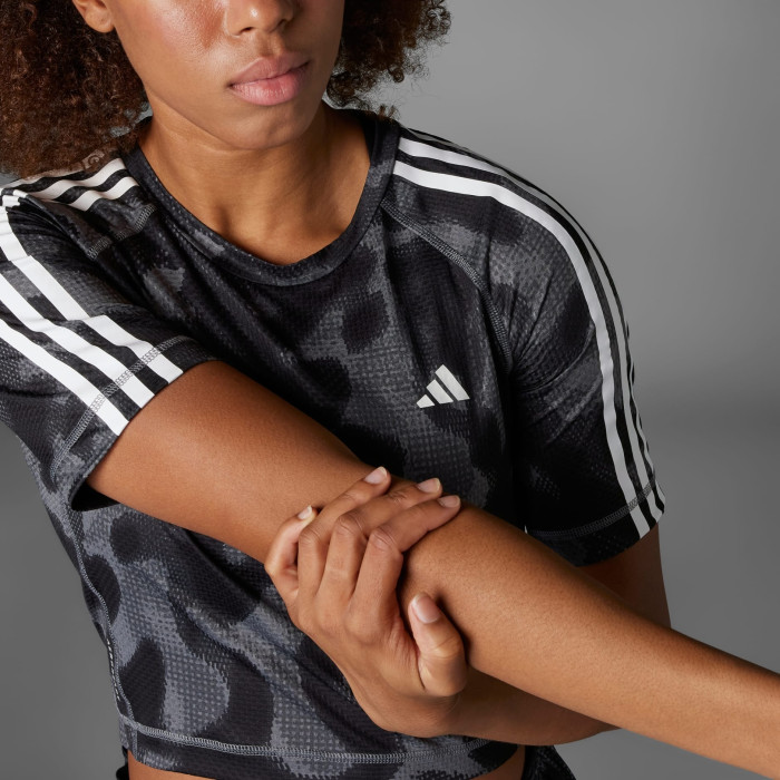 Футболка Adidas Own the Run 3-Stripes Allover Print IK5012_image_4