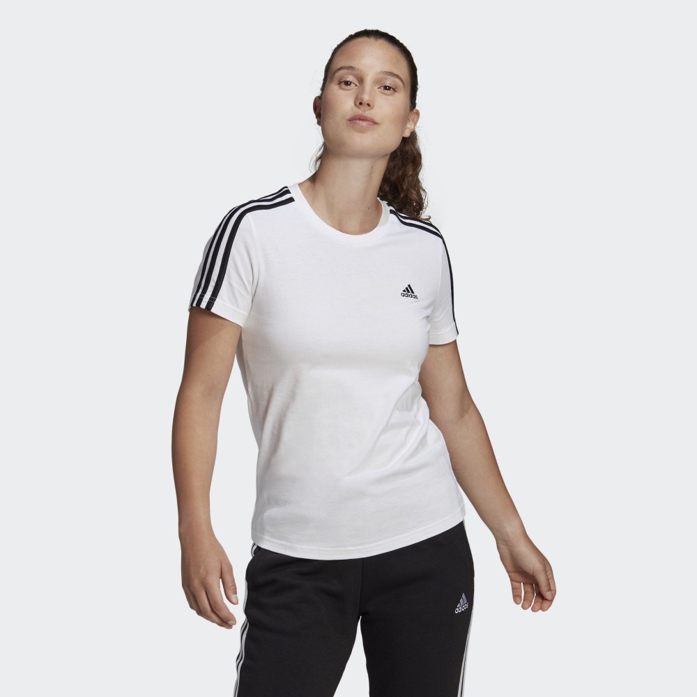 Футболка Adidas Essentials Slim 3-Stripes Sportswear GL0783_image_1