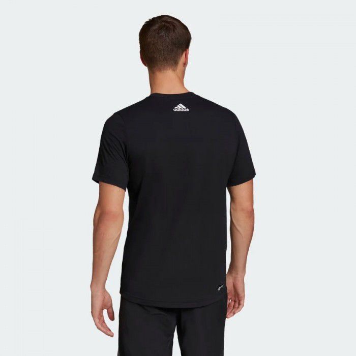 Футболка Adidas Aeroready Designed To Move Sport Logo Tee Black Hf7212_image_2