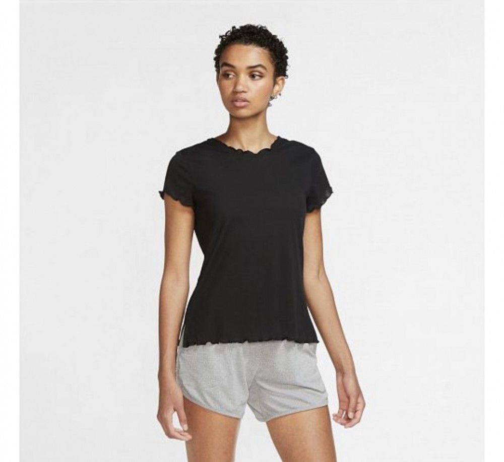 Футболка NIKE YOGA CORE CN LAYER VNR SS TOP CU5383-010_image_1