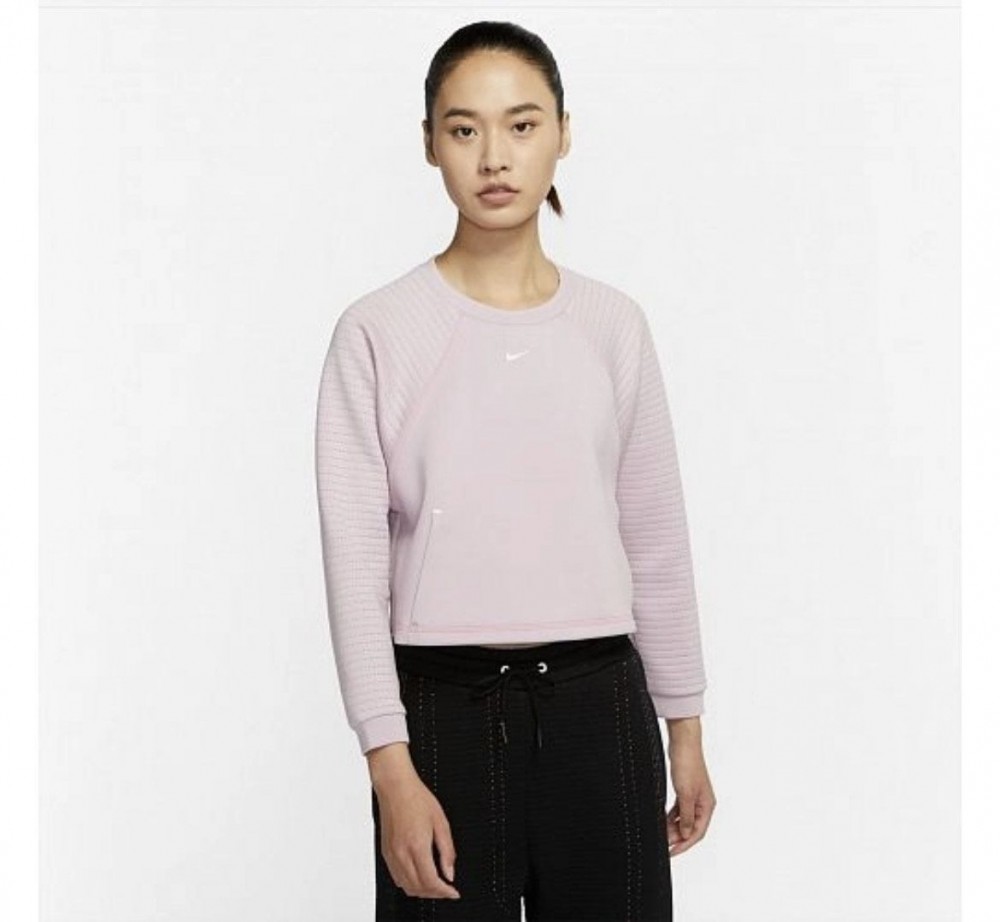 ТОЛСТОВКА NIKE W NP LUX CLN DRY FLEECE CREW CU5745-516_image_1