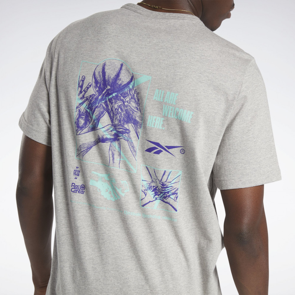 Футболка Reebok Basketball Court Top T-Shirt Grey IA2419_image_4