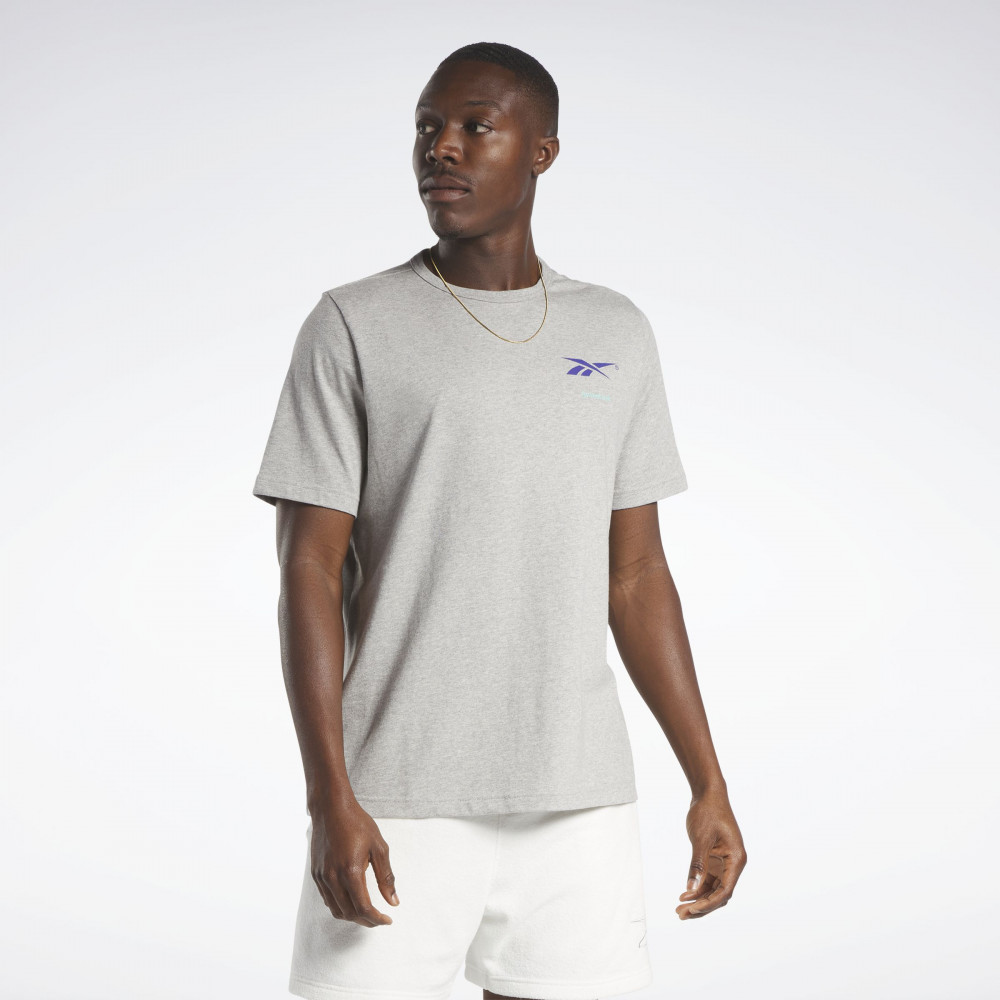 Футболка Reebok Basketball Court Top T-Shirt Grey IA2419_image_1