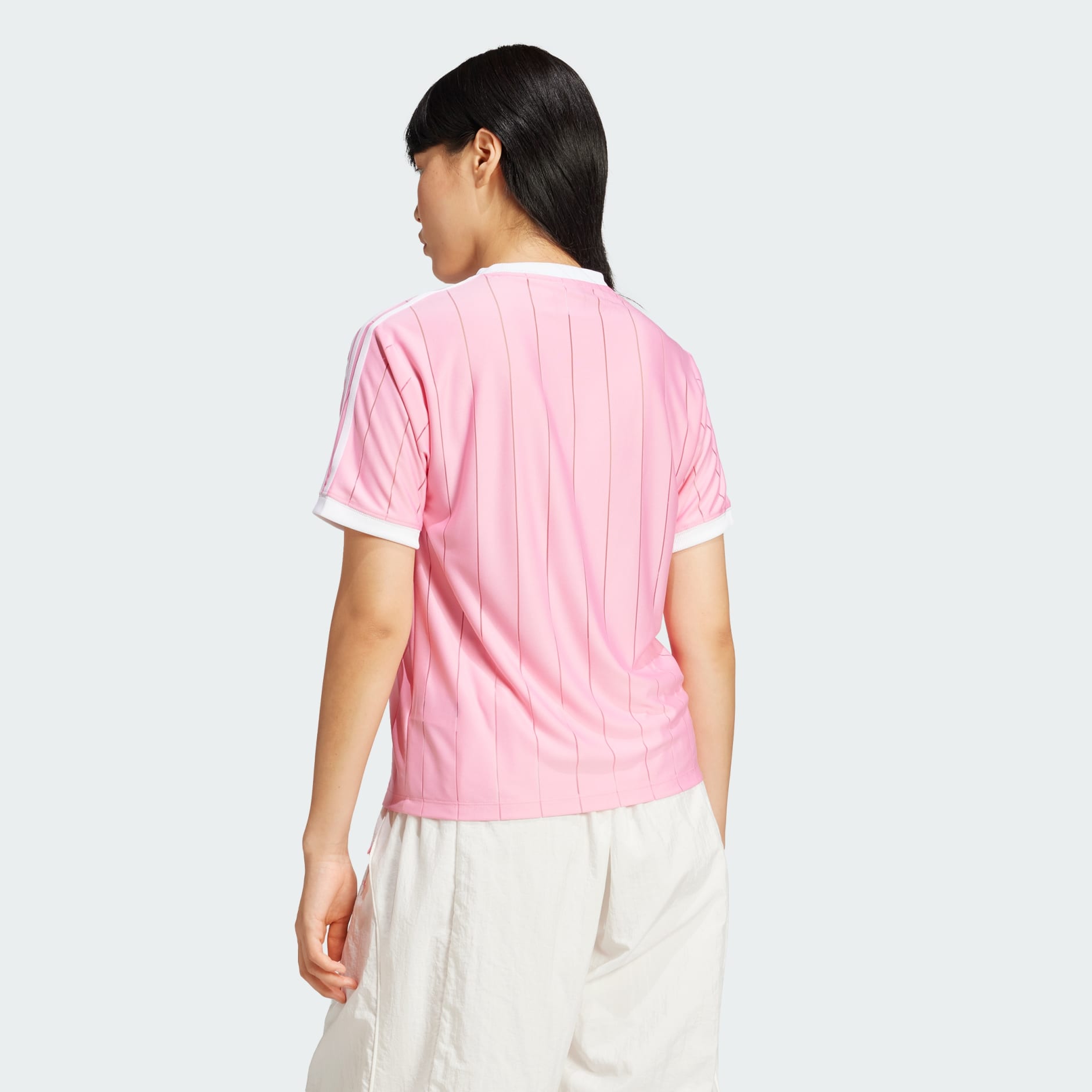 Жіноча футболка Adidas Adicolor 3-Stripes Pinstripe IY7229_image_3